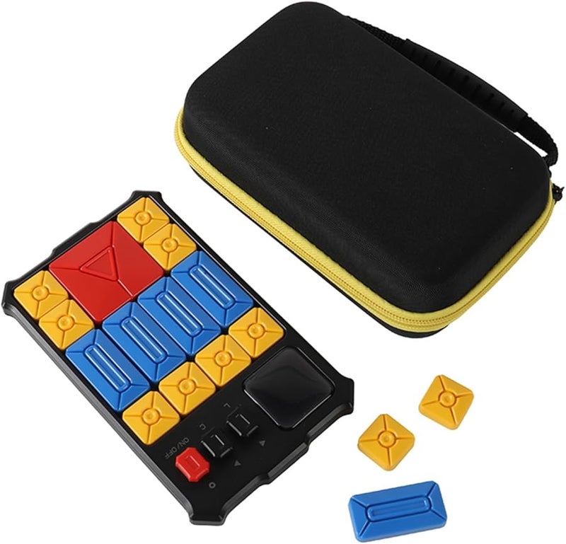 Green EVA Game Carrying Case with Compartments and Handle for Educational Toys and Accessories - Image 2